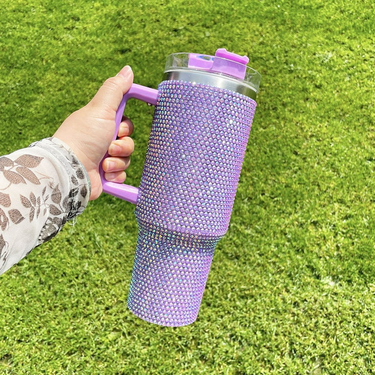 1200ML New Rhinestones Design Tumbler, Shinny Stones Design Travel Mug, Stainless Steel Tumbler For Women, New Design Tumbler With Stainless Steel Straw 1200ML New Rhinestones Design Tumbler, Shinny Stones Design Travel Mug, Stainless Steel Tumbler For Women, New Design Tumbler With Stainless Steel Straw